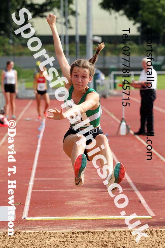Women and Girls long jump, 2021 North Eastern Track and Field Champs., Middesbrough. Photo: David T. Hewitson/Sports for All Pics
